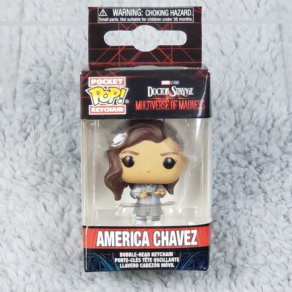 Funko Pop Marvel Keychain America Chavez Multiverse Doctor Strange (B) - Picture 1 of 4